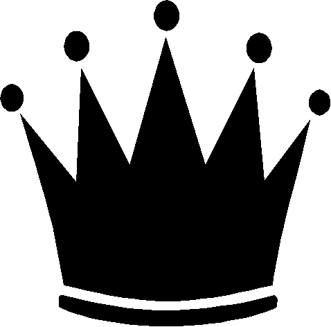 Crown Clipart Black And White - Clip Art Crowns