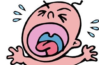 Crying baby clipart