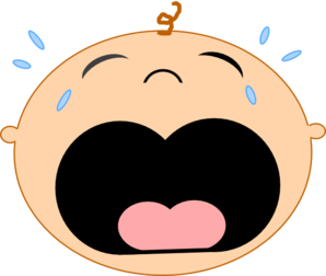 Crying tears clipart kid