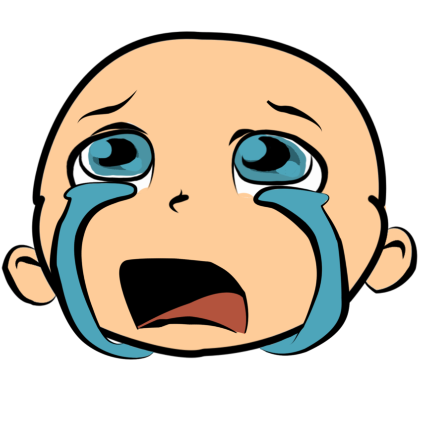 ... Crying Face Cartoon Clipart - Free to use Clip Art Resource ...