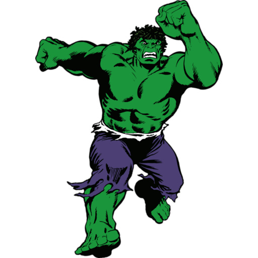 Face Mask Incredible Hulk .