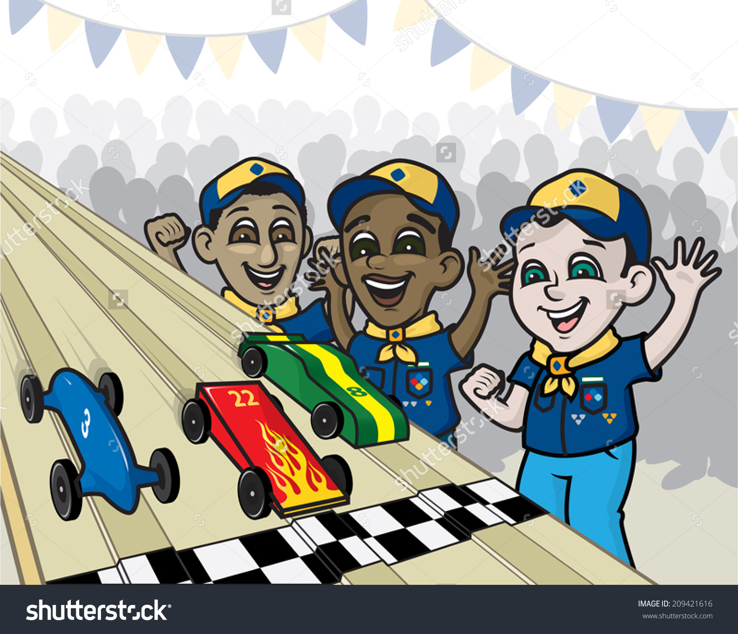 Pinewood Derby Clipart