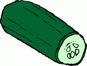 Cucumber Clipart Black And White