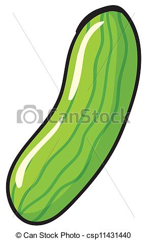 ... cucumber - illustration o - Cucumber Clip Art