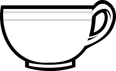 Tea cup clip art Free vector 
