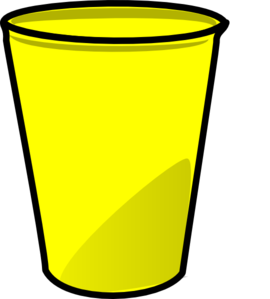 Yellow Cup Clip Art