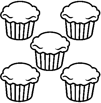 Cupcakes Clipart Black And White Cupcakes Clipart Black And White 7