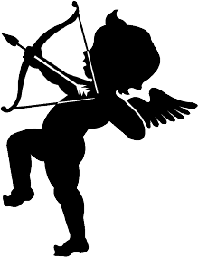 Cupid with Heart Clip Art Fre