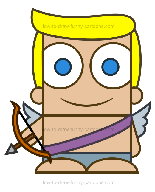 How To Draw A Cupid Clipart - Cupid Clipart