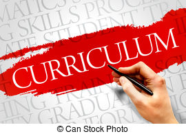 ... CURRICULUM word cloud, education business concept