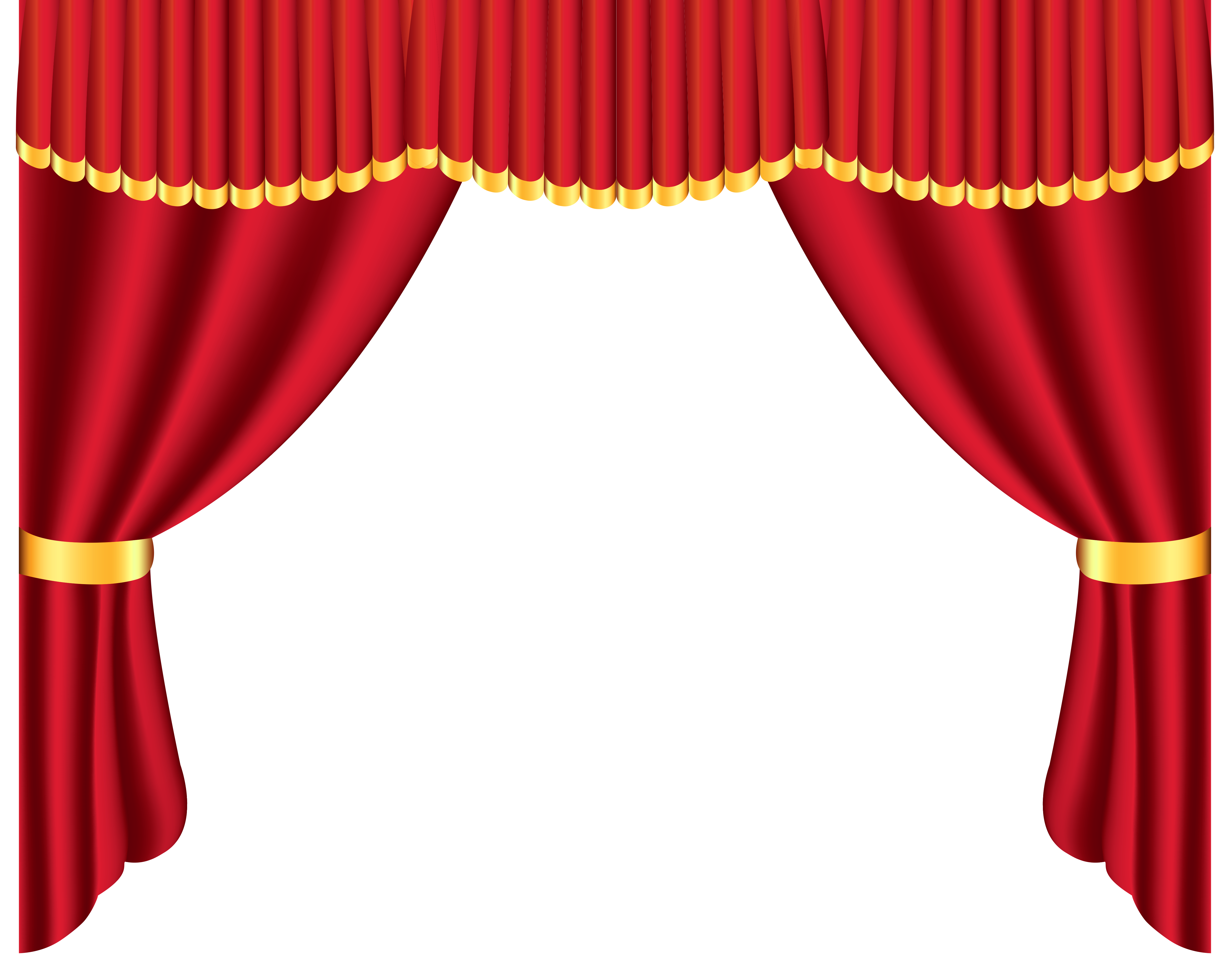Red Curtain Clip Art