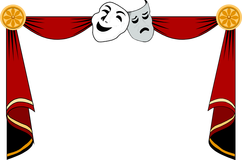 Theater Masks Silhouette