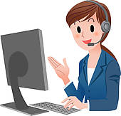 Business person building prod - Customer Clipart