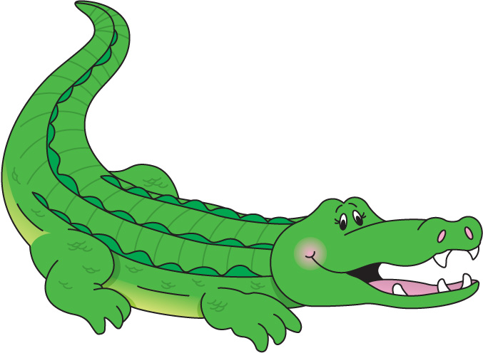cute crocodile clipart - Gator Clip Art