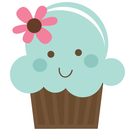 ... Cute cupcake outline clip
