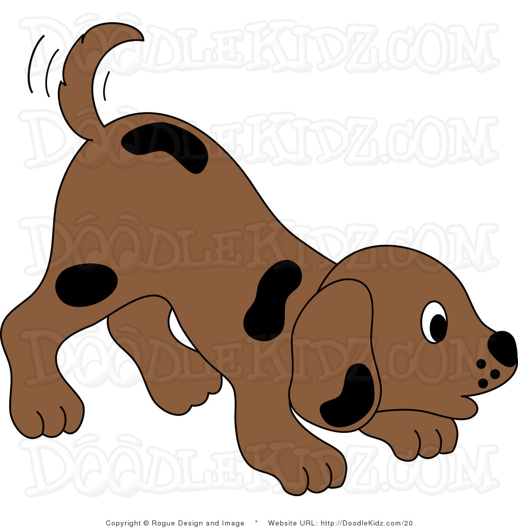 Puppy Dogs Cartoon Clip Art .