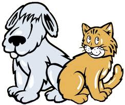 cute dog and cat clipart - Dog And Cat Clip Art