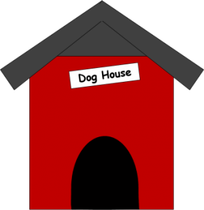 cute dog house clipart