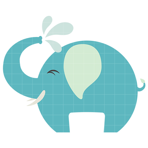 cute elephant clipart - Cute Elephant Clipart