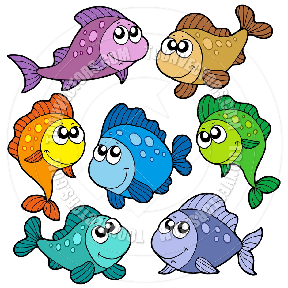 cute fish clipart . - Cartoon Fish Clip Art