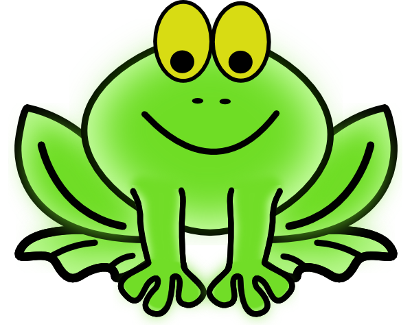 green frog clipart
