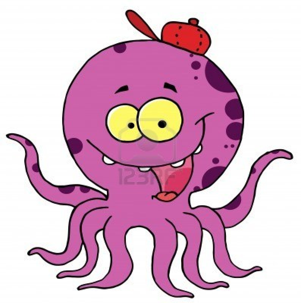 cute octopus clipart