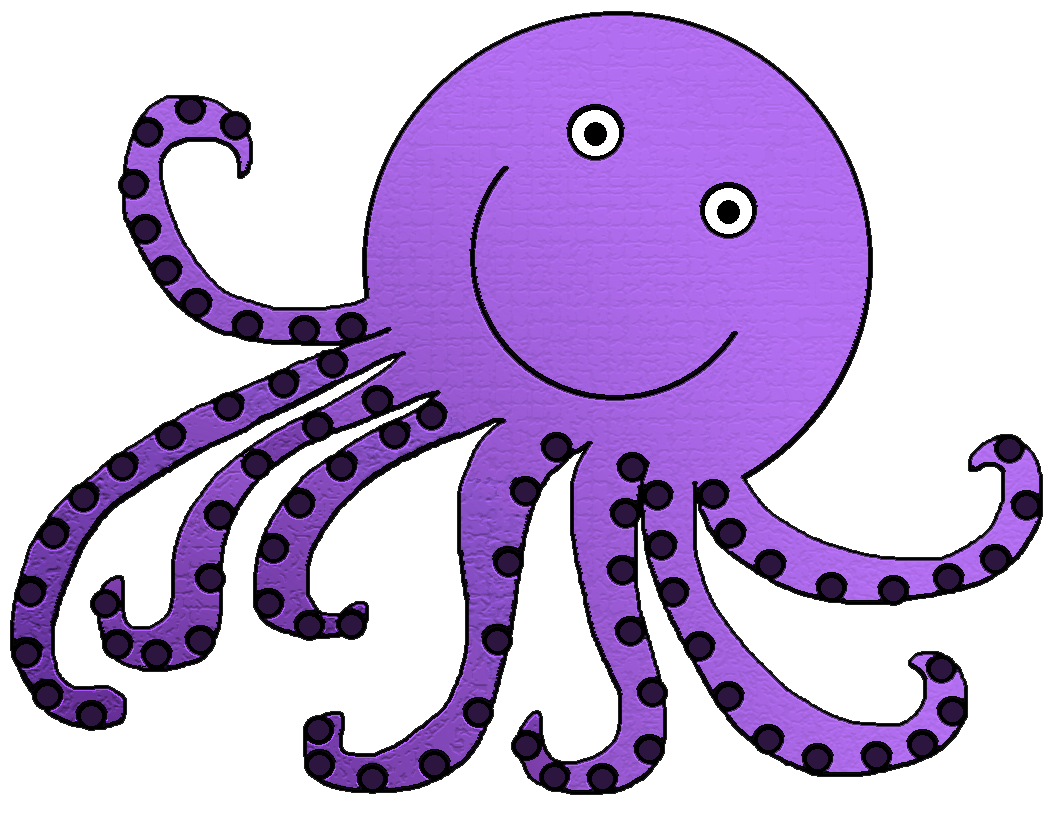 cute octopus clipart