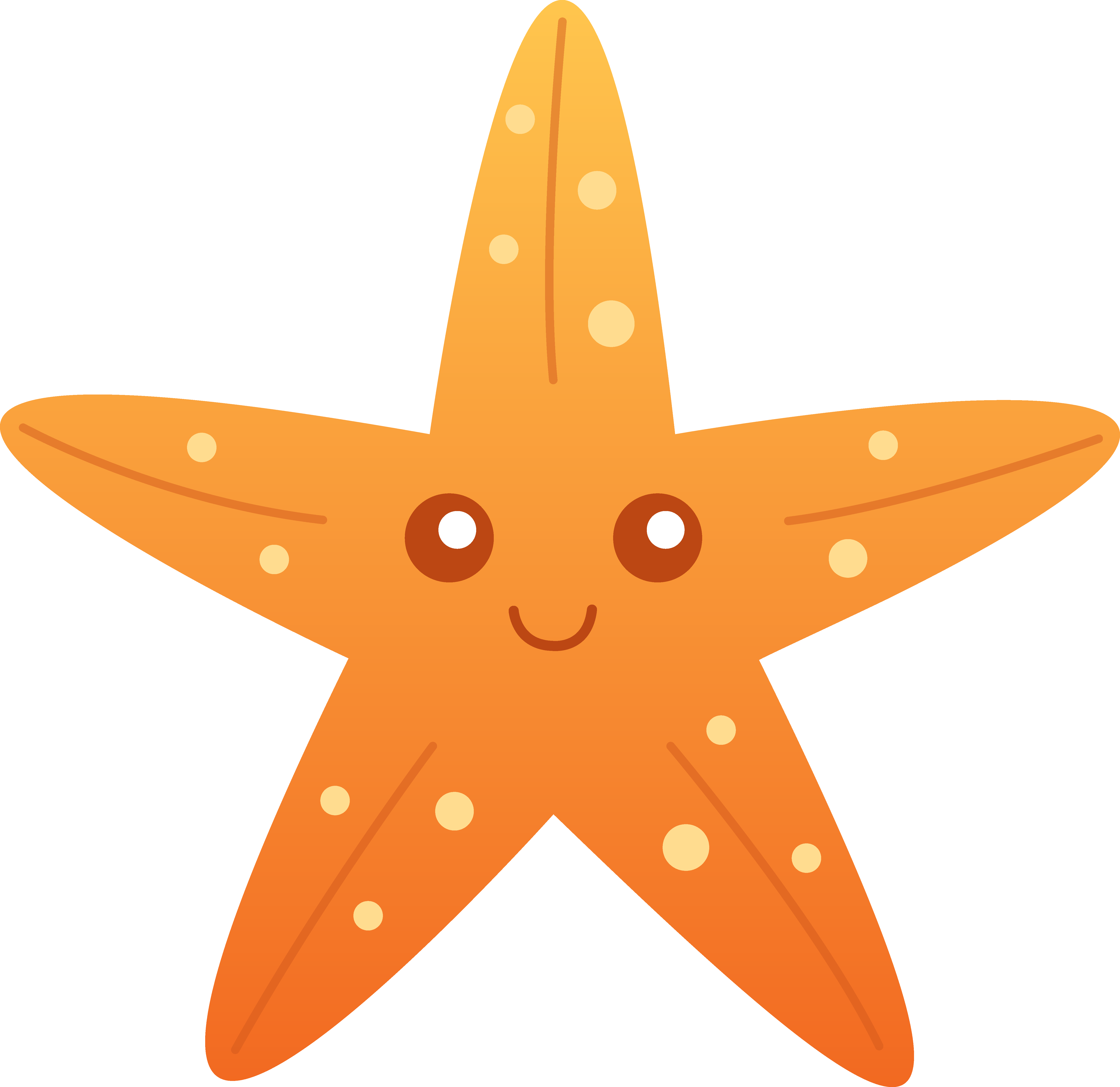Clipart starfish - ClipartFes
