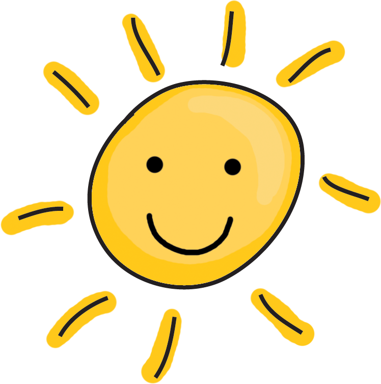 cute sun clipart