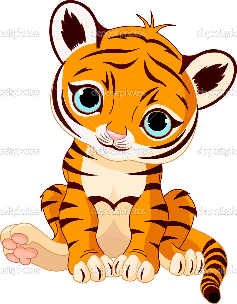 cute tiger clip art