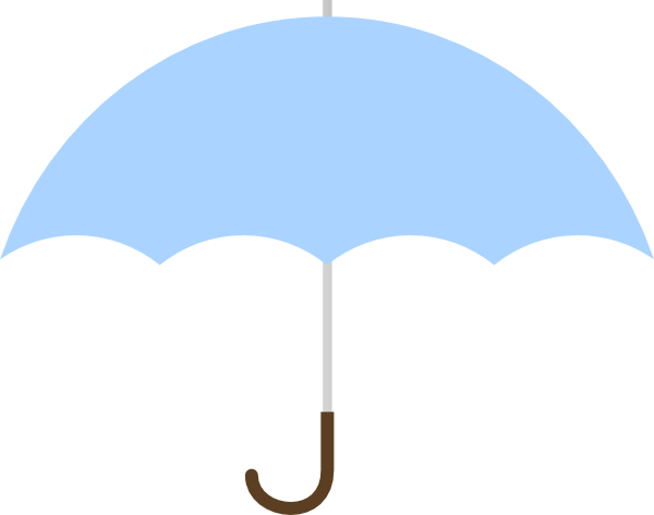 Blue Umbrella Clipart Clipart
