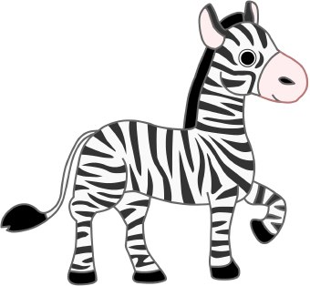cute zebra clipart - Baby Zebra Clipart