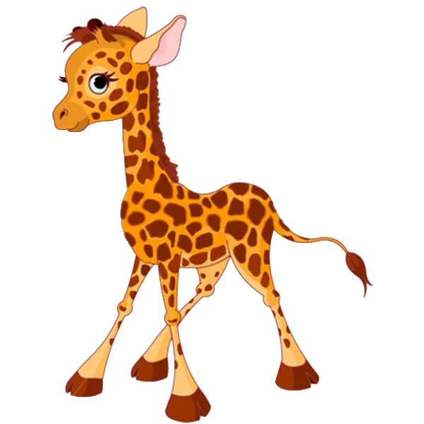 Cute Baby Giraffe Clipart Giraffe Cartoon Images