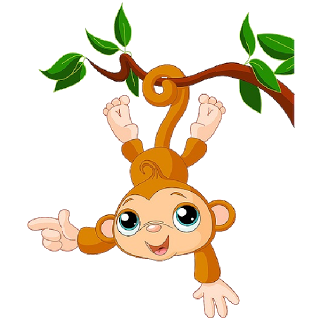Cute Baby Monkey Clip Art Images