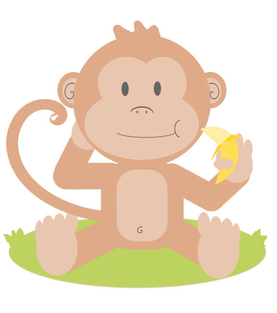 Cute Baby Monkey Clipart Imag - Cute Monkey Clipart