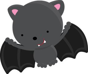 Halloween Bat and Full Moon
