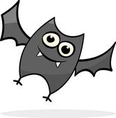 Cute Bat Clipart - . - Cute Bat Clipart