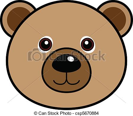 ... Cute Bear Vector - Cute animal faces in (One of 25 of them).
