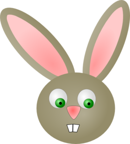 Cute Bunny Rabbit Clip Art At Clker Com Vector Clip Art Online