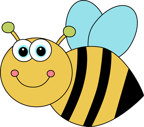 Cute Cartoon Bee - Cute Clip Art