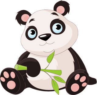 Cute Baby Panda Clip Art