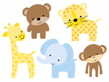 Cute Cartoon Zoo Animals | zoo clip art 16 375×281 | Button Art | Pinterest | Jungle animals, Clip art and Zoo animals