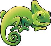 ... cute chameleon ... - Chameleon Clip Art