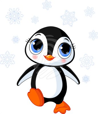 Cute Clip Art Cute Winter Penguin Beauty Clipart 53257653 Jpg