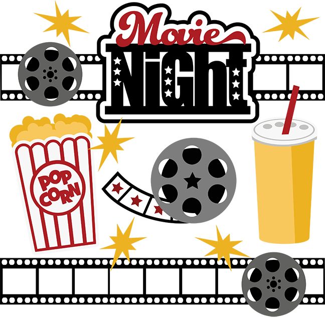 Movie Night Clip Art Image - 
