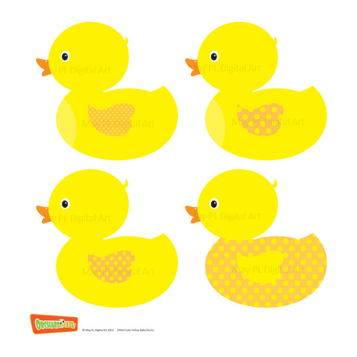 Yellow Duck Clip Art Free