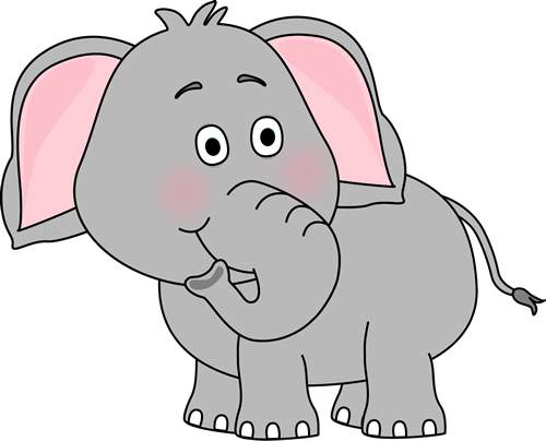 Cute elephant clipart free cl
