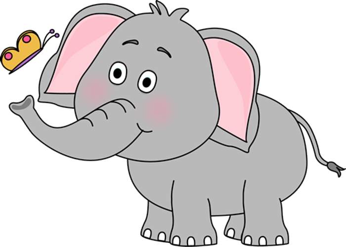 Cute Elephant Clipart Jpg - Elephants Clipart
