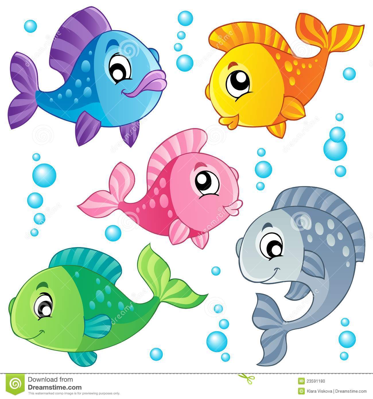 Yellow Fish Clipart