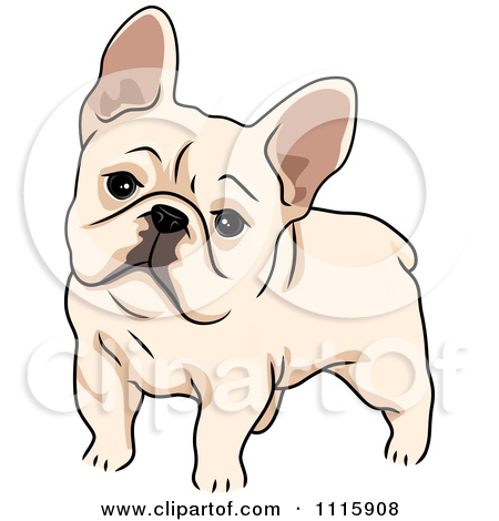Cute French Bulldog by BNP Design Studio